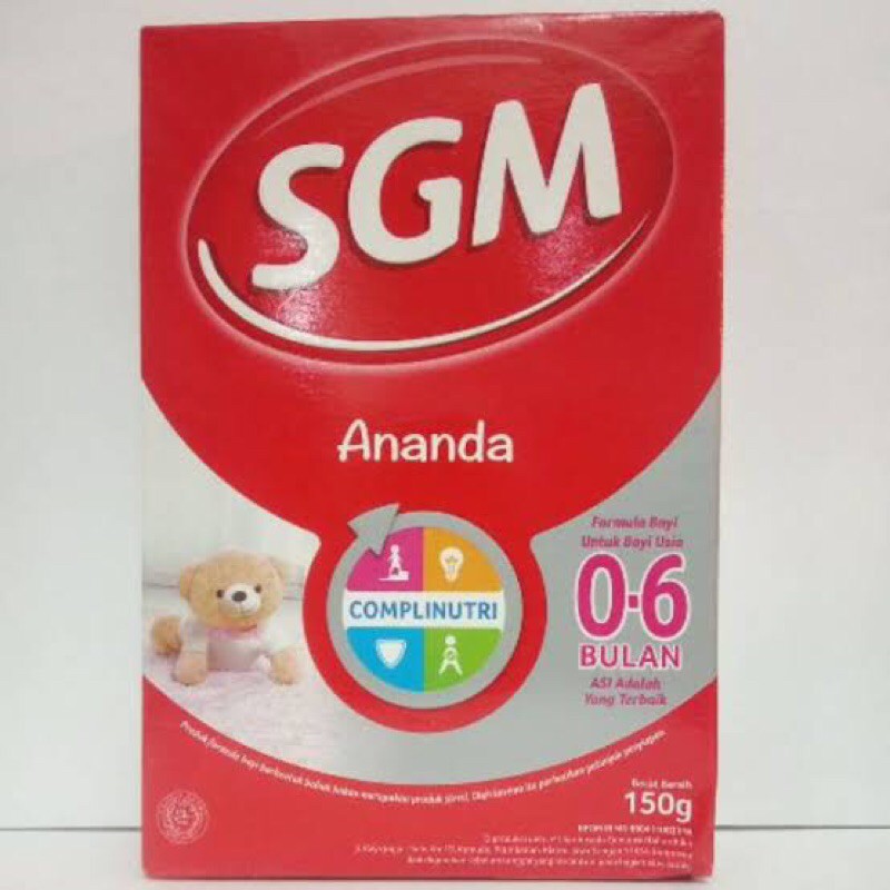 

SUSU SGM 0-6 BULAN 150gram