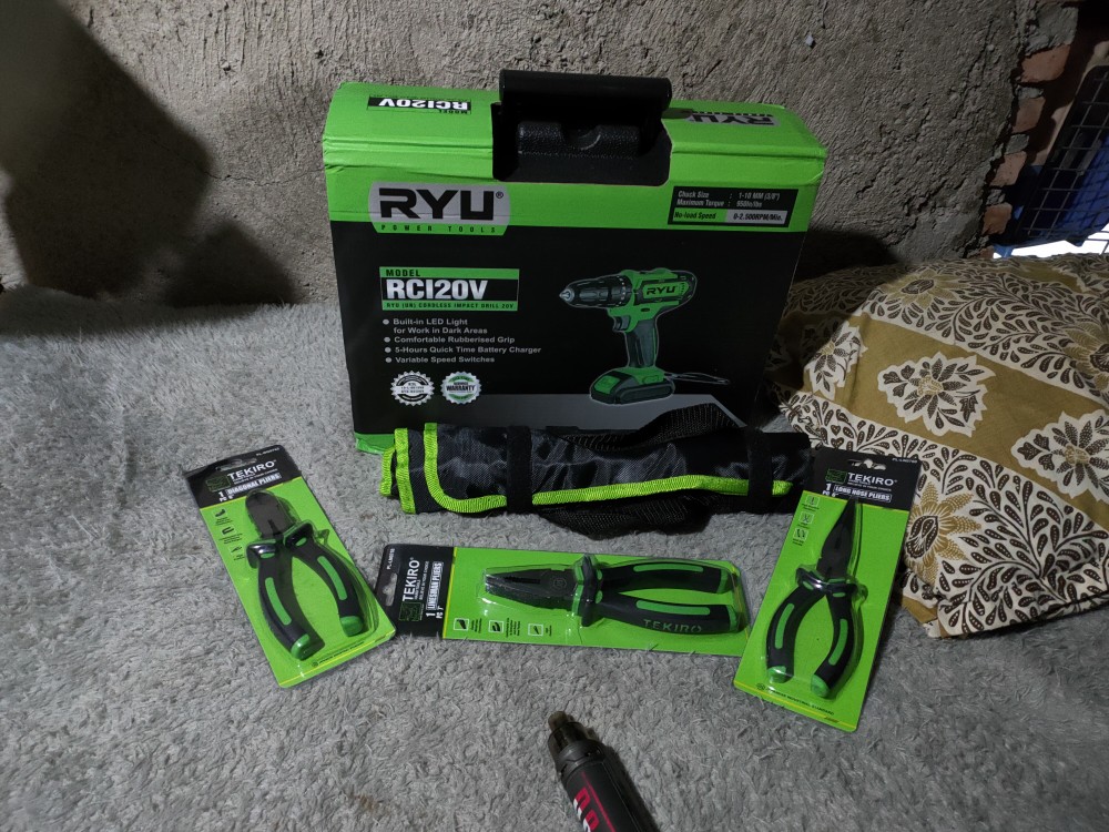 Tekiro Tang Set 3 Pcs - Tang Kombinasi 7 - Lancip 6 - Potong 6