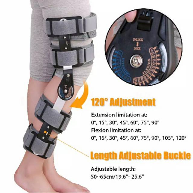 Knee Brace Penyangga Lutut Terapi Kaki