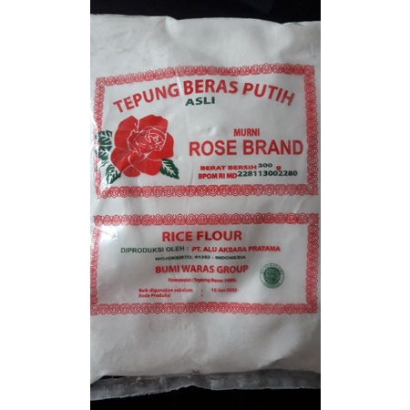 

TEPUNG BERAS ROSE BRAND 200 GRAM