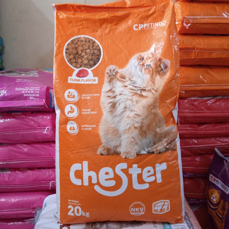 Makanan Kucing Chester 20kg / Chester Rasa Tuna 20kg Cat food