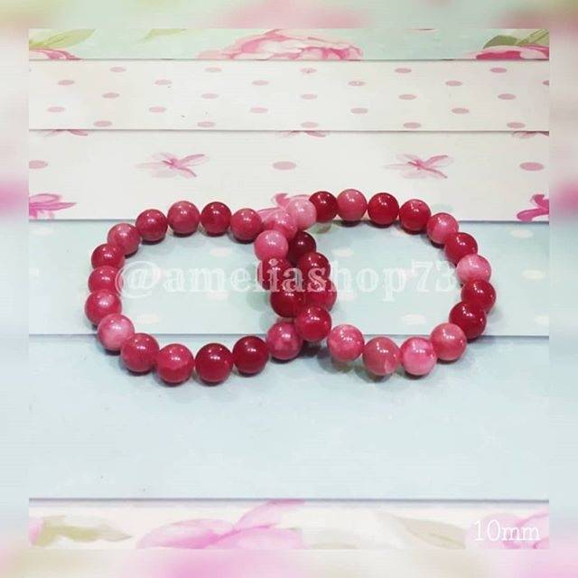 Gelang Batu Giok Merah