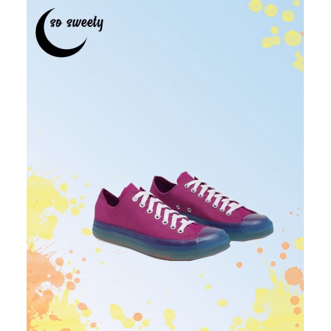 Sepatu Converse Chuck Taylor cx cactusfl flower Saul blue  168571C