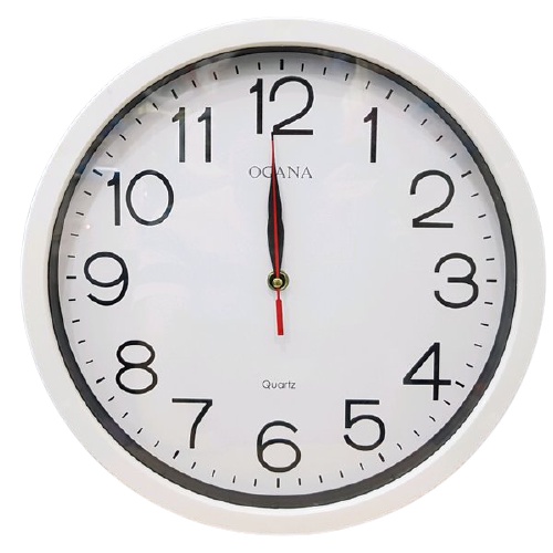 jam dinding putih polos dekorasi jam dinding 25 cm jam dinding