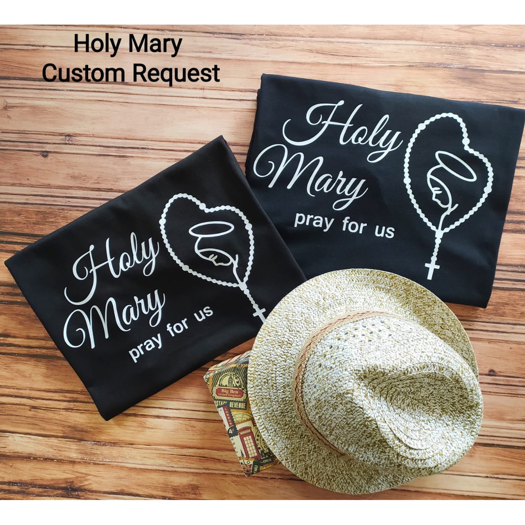 Holy Mary Kaos Couple Favorite/ Baju Couple Gereja Custom