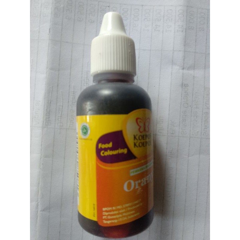 

Pewarna Oranye 30 ml Koepoe