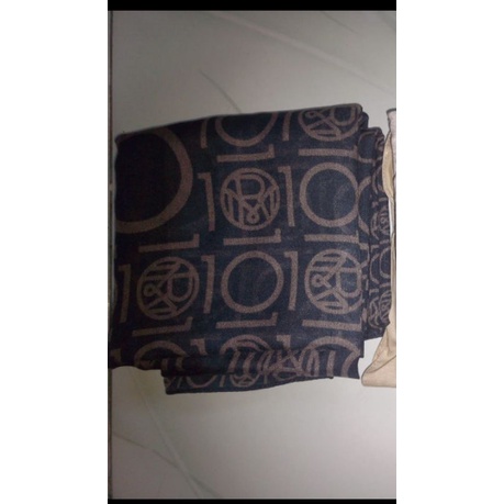 Monogram scarf dekade RiaMiranda