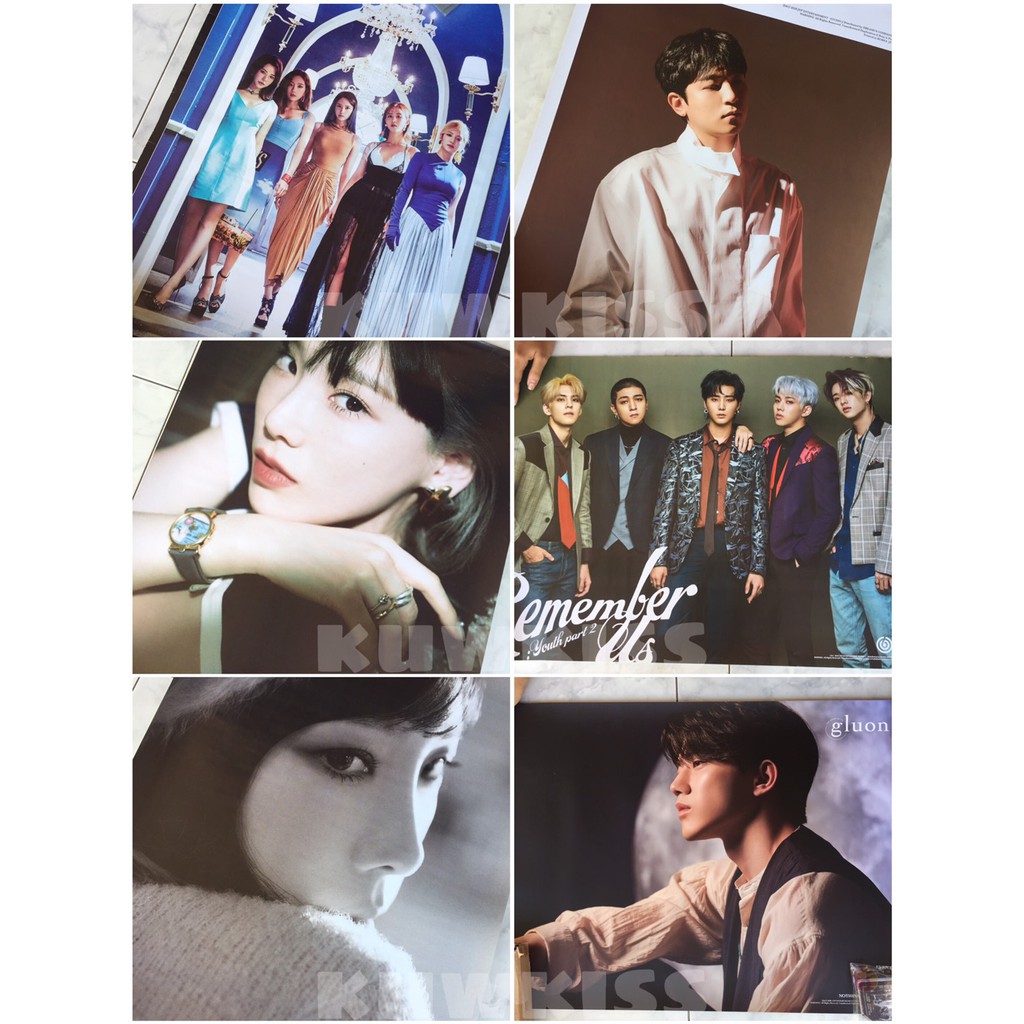POSTER KPOP (Taeyeon, DAY6, SNSD, OhGG)
