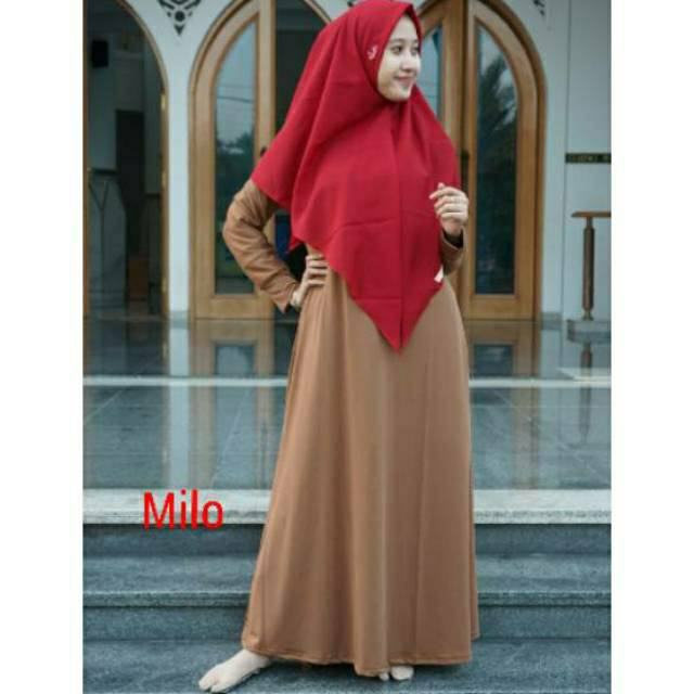 Gamis Jersey jumbo Busui Dan Saku Ukuran XXL- XXXL- Gamis Wanita Busui Friendly