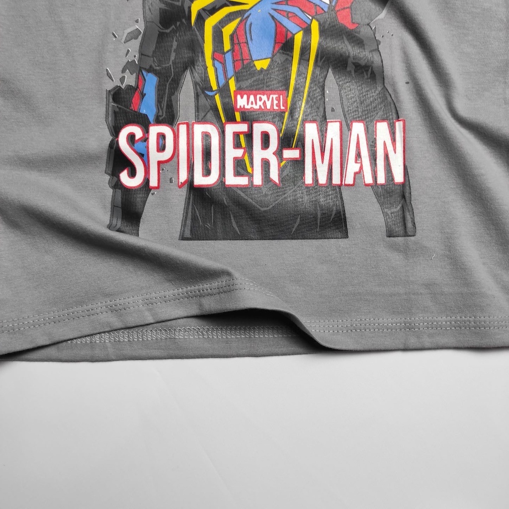 KAOS ANAK LAKI LAKI SPIDERMAN ABU 1-8 TAHUN