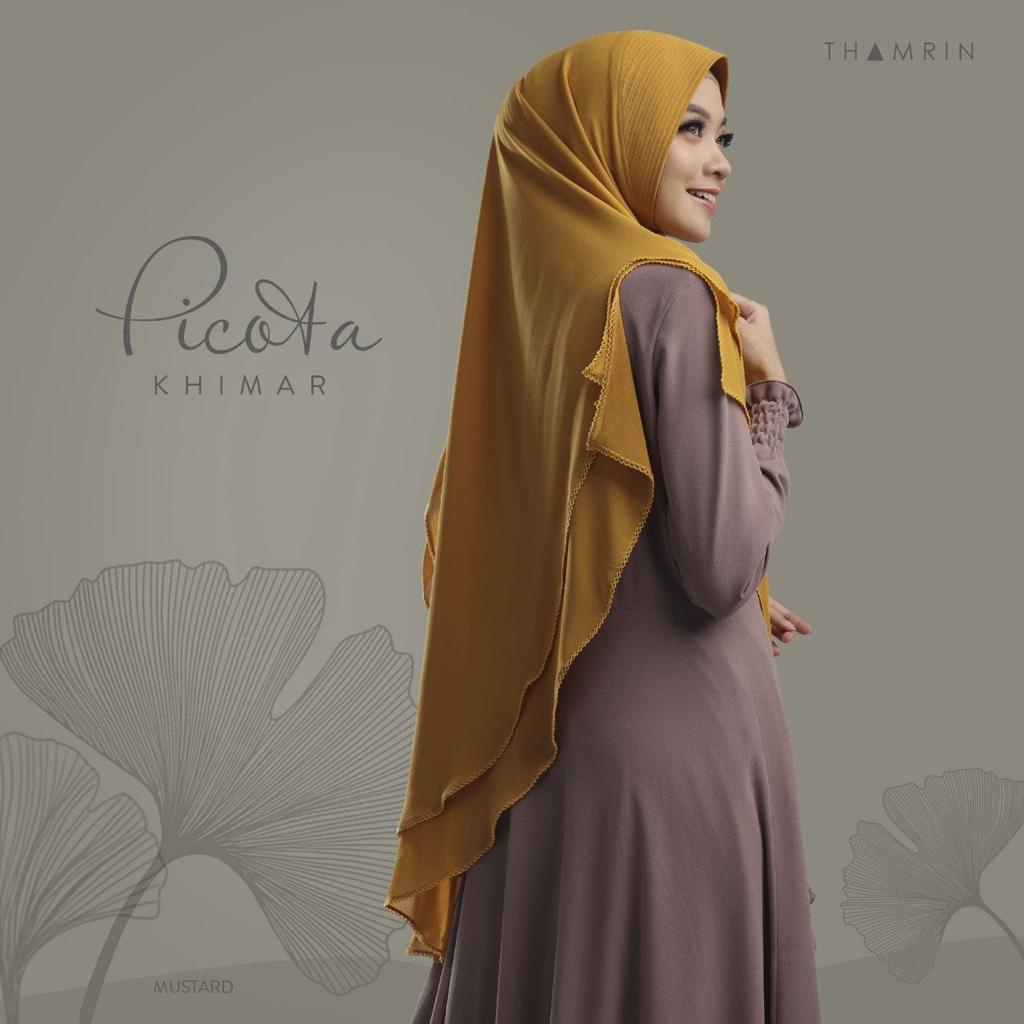 Jilbab Syari Khimar Picota Ori Thamrin BY ATHIRTEXTILE