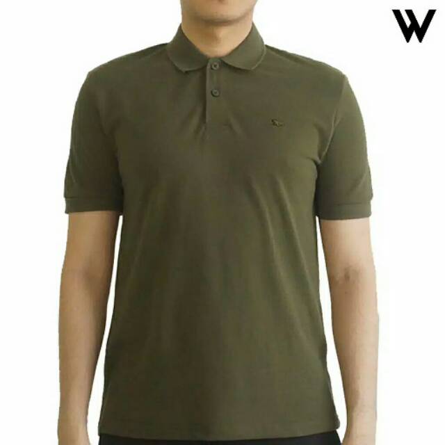 Kaos Polo WALRUS Original polos Hijau Army