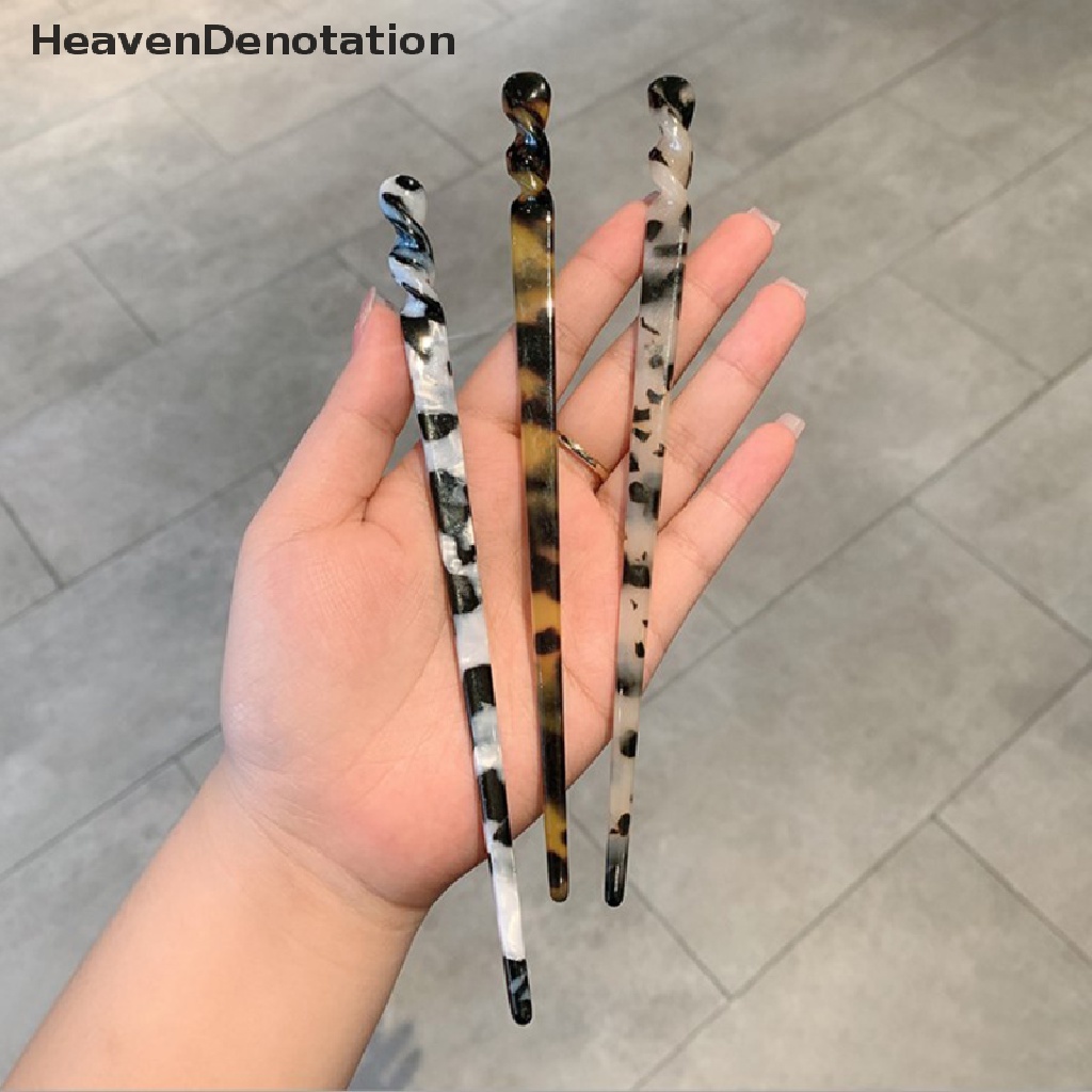 [HeavenDenotation] Chinese Style Hair Sticks Acetate resin Chopstick Women Hairpins