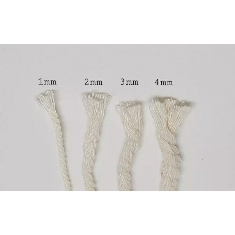 

Tali Katun Macrame ukuran 3mm isi 1 pcs