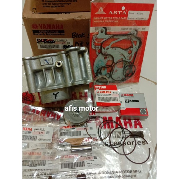 Blok seher (1PA) Yamaha komplit Vixion old lama Vixion New original Yamaha  YGP