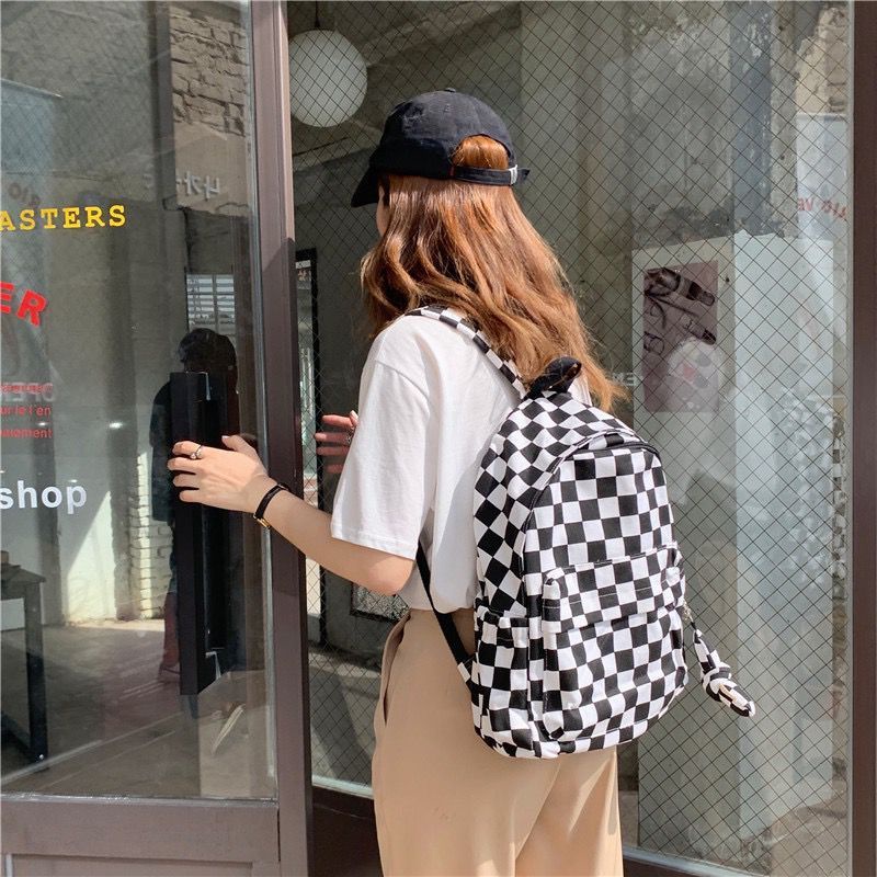 KOREAN BACKPACK CHECKERED BOARD BESTSELLER