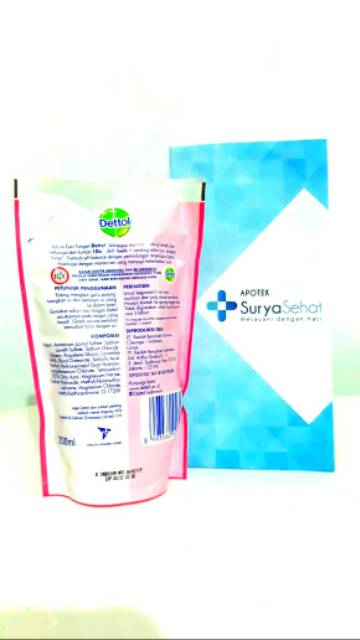 Sabun Cuci Tangan Dettol Hand Wash Original/ Skin Care/Sensitive  Refill 200ml Pouch5