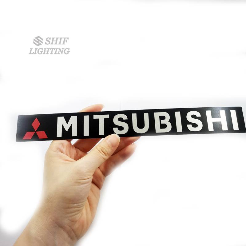 1pc Stiker Emblem Logo Mitsubishi Bahan Abs Untuk Dekorasi Mobil Mitsubishi