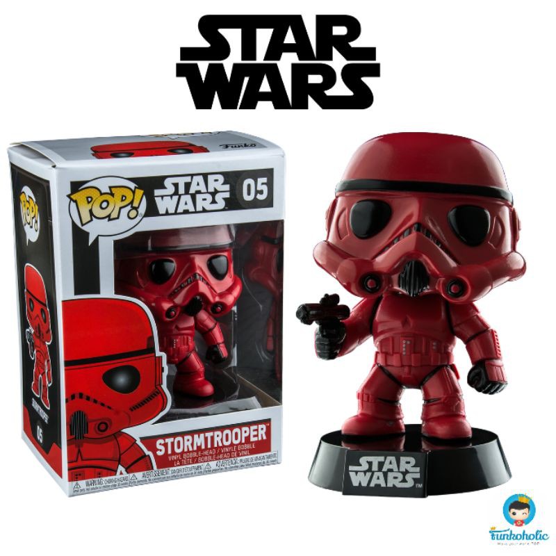 Funko POP Star Wars - Red Stormtrooper [Exclusive] #5