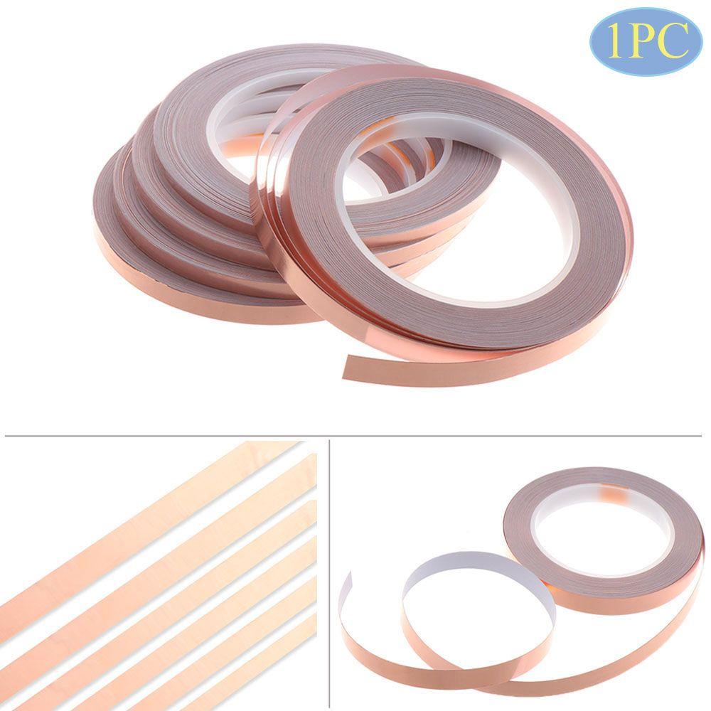 Suyo 1PC Copper Foil Tape Hot EMI Lem Perlindungan Strip Adhesive
