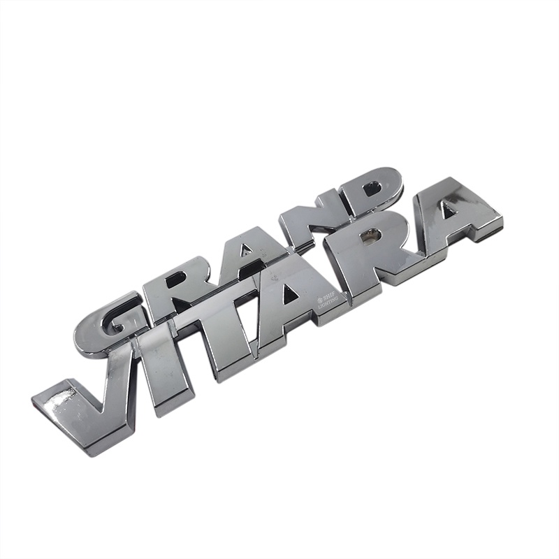 1pc Stiker Emblem Logo GRAND VITARA Bahan ABS Untuk Bagasi Belakang Mobil SUZUKI VITARA