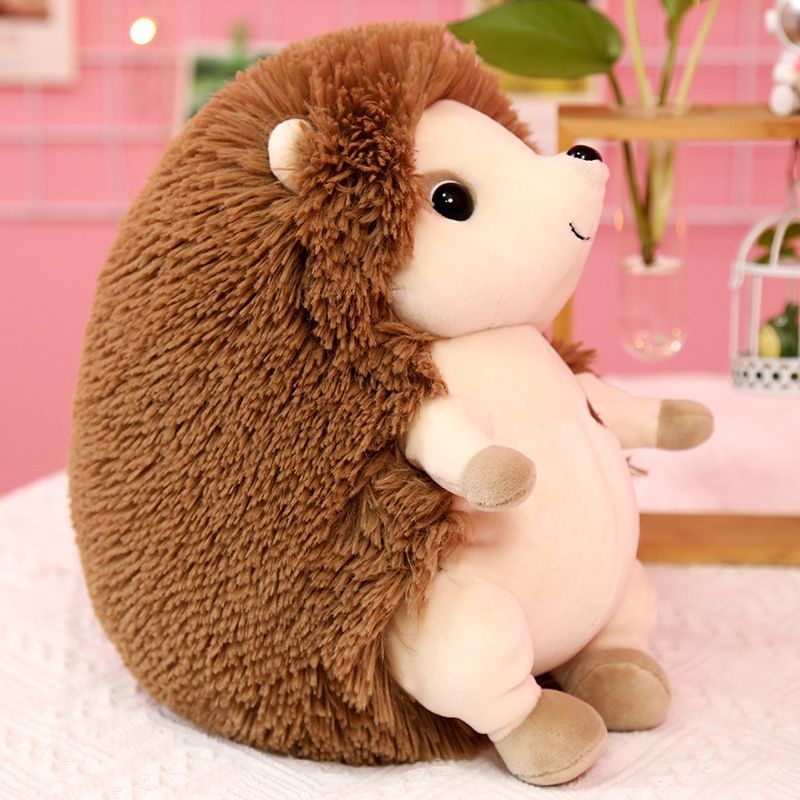 Boneka Landak Karakter Hewan Kecil Halus dan Lembut Terbaru Cute Hedgehog Stuffed Animals Toy