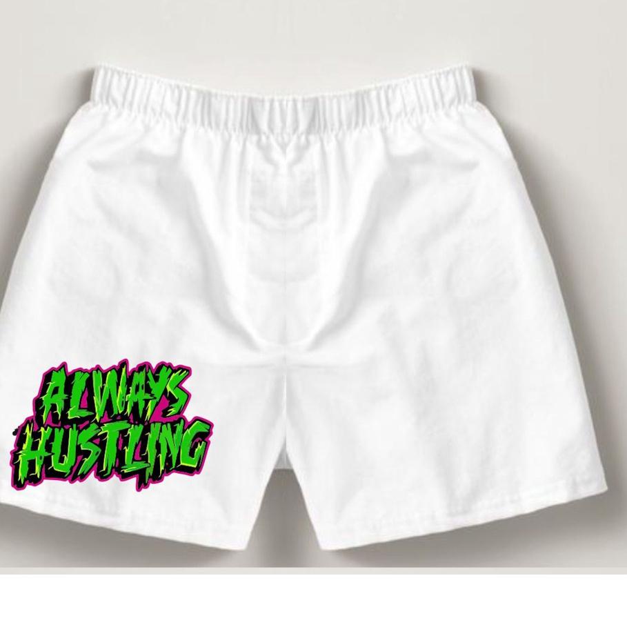 |Trend|Update|Hanya hari ini boarshort/boxer/pria/wanita/unisex/putih motif api red blue black nasa 