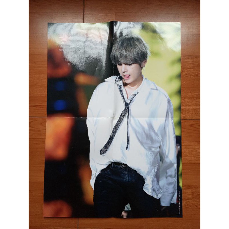 FANSITE POSTER BTS V Taehyung (uk.A2) - VDAY PROJECT 2017 THE TIME by TAETAELAND