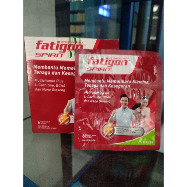 obat multi vitamin fatigon tablet ( spirit &amp; putih )