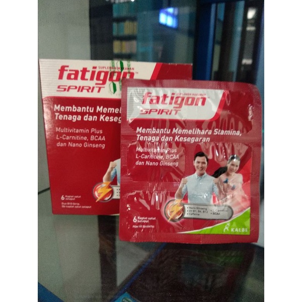 obat multi vitamin fatigon tablet ( spirit & putih )