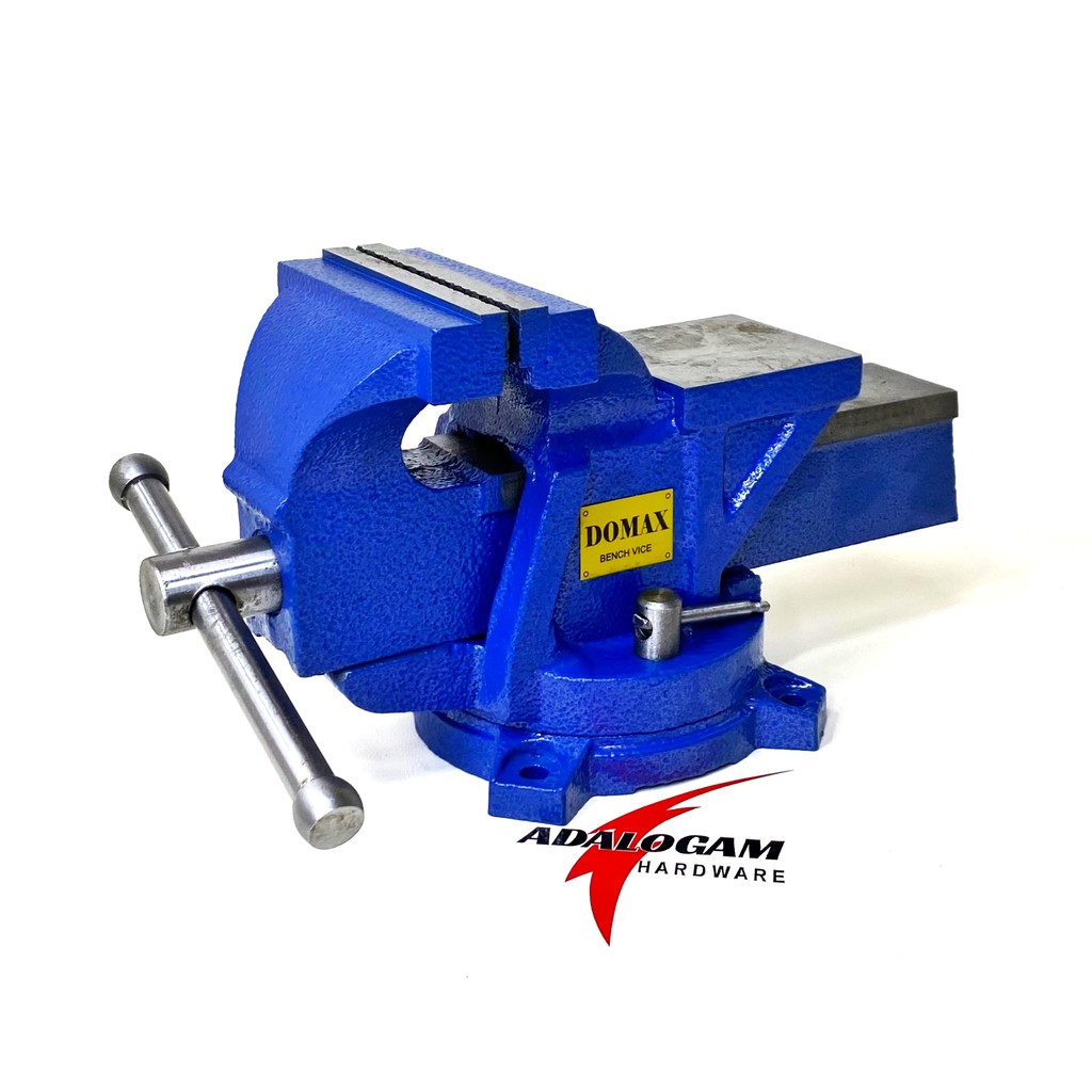 DOMAX TAIWAN Catok Paron Putar 4 Inch - Swivel Bench Vise Ragum Duduk