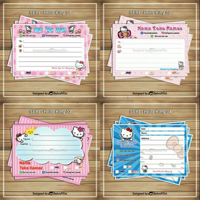 

Stiker label pengiriman Online / Offline Shop Seri Hello Kitty