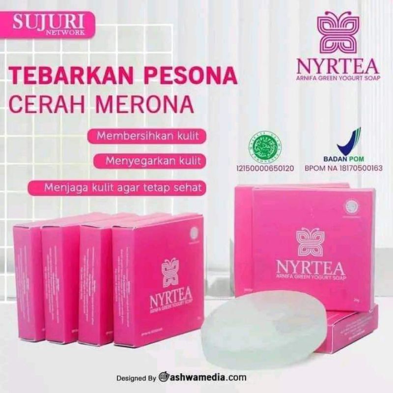 NYRTEA/ARNIFA Sabun Pemutih  Perawatan Wajah Badan Bpom Cod