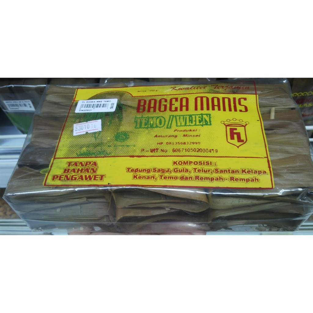 

FL Bagea Kenari Manis Temo / Wijen Besar 350 gr Ole - Ole / Jajanan / Cemilan / Kue Khas Manado