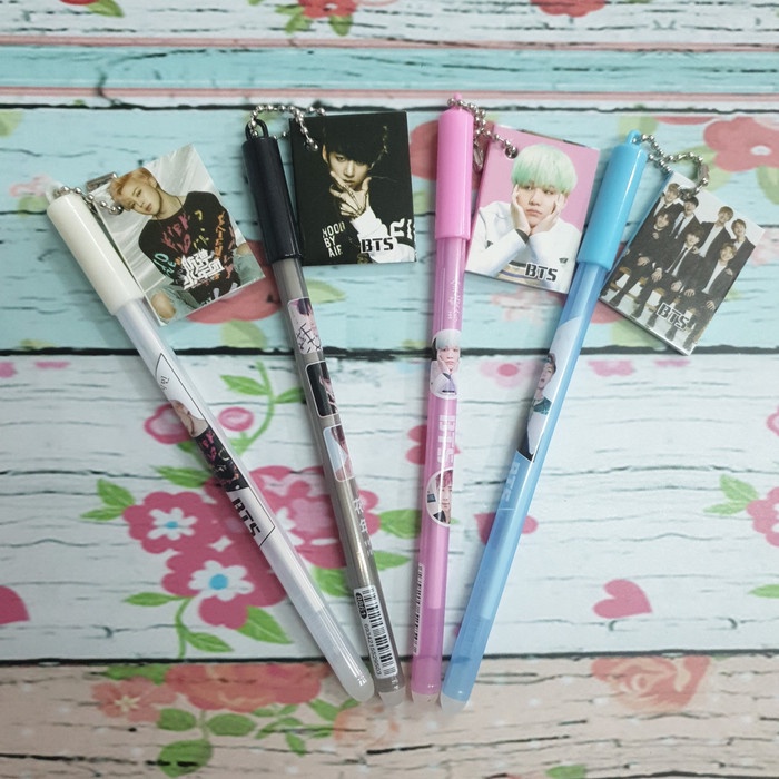 

PROMO Ballpoint Pulpen BTS Series Paket Isi 4