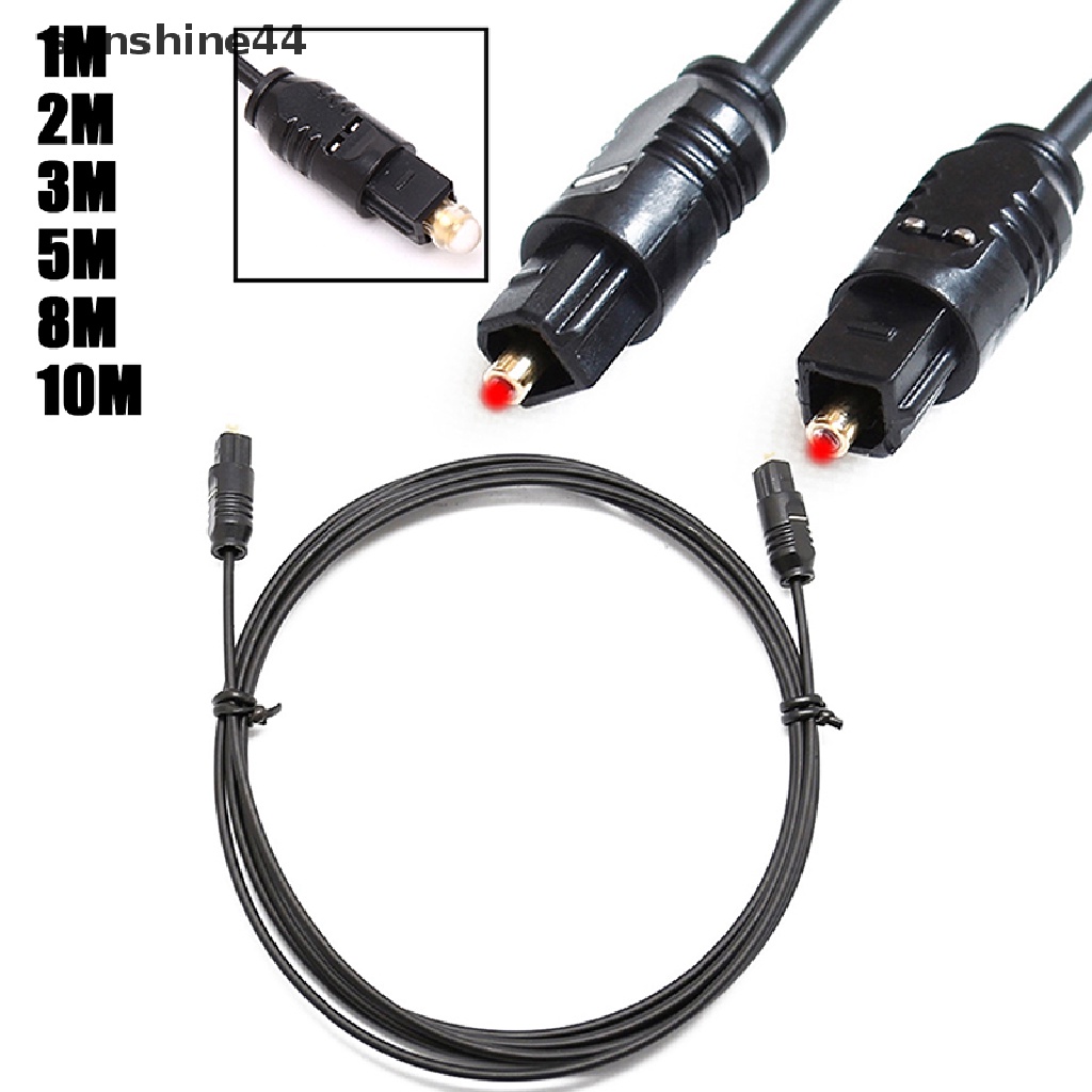 Sunshine 1M 2M 3M 5M 8M 10M Digital Audio Fiber Optical Audio Cable PC TV DVD Stereo ID