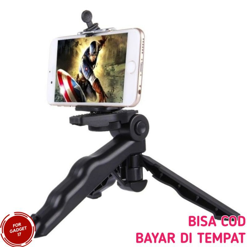TRIPOD TRIPOT HP HANDPHONE DAN KAMERA MINI HOLDER U MURAH