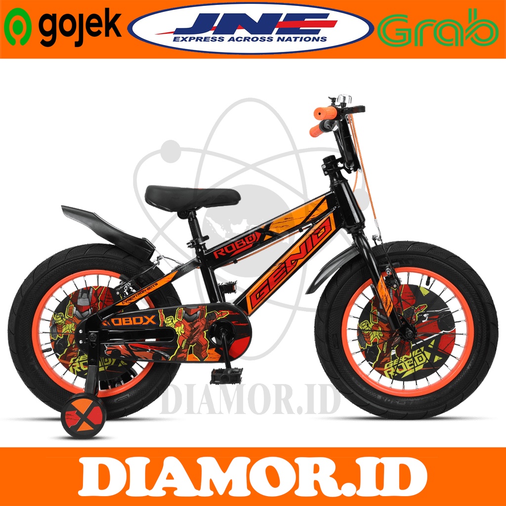 Sepeda Anak Laki 1216 18 20 Inch BMX GENIO Kids Robox