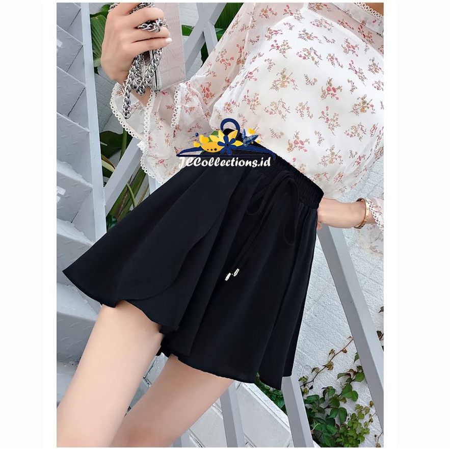 Rocela Rok Celana Pendek Sifon Casual Pants Korea Style Catlyne / Hotpants Korea -JCCollections