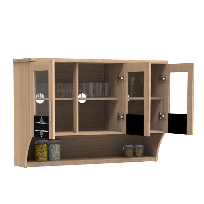 Kitchen Set Atas Tiga Pintu SUPER Furniture - KSA 473 (Oak)