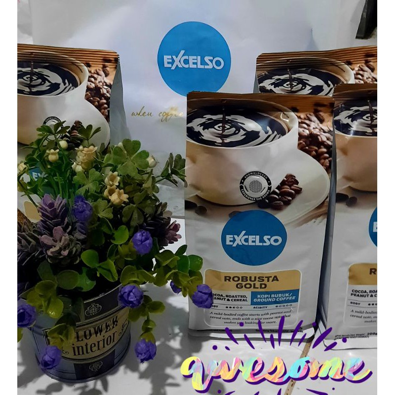 

COFFEE EXCELSO ROBUSTA GOLD 200GR [PROMO]