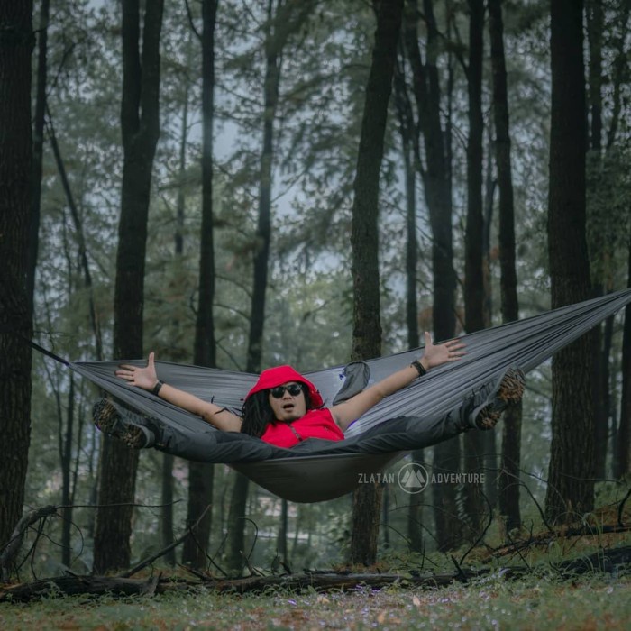 Hemat Hammock Ayunan Gantung Single Zlatan Adventure Terlaris