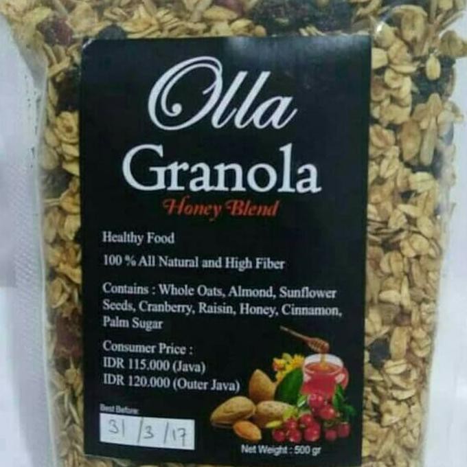 

Yang Dicari] Sereal Diet Food - Olla Granola - Makanan Diet Sehat 500Gr - Honey Blend