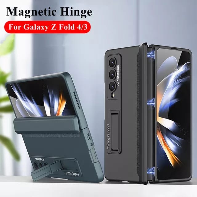 Case for Samsung Z FOLD 6 5 4 5G Magnetic Hinge Screen Protector