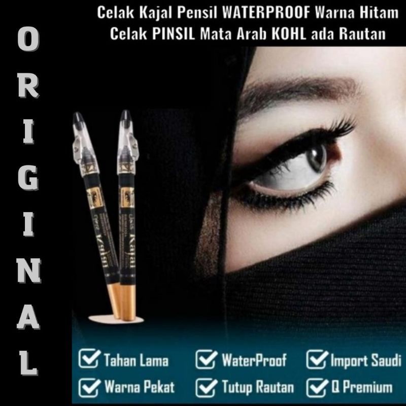 CELAK KAJAL EYELINER ASLI IMPORT ARAB SAUDI 100% TUTUP SERUT | CELAK MATA ARAB | celak tarim yaman hadromaut