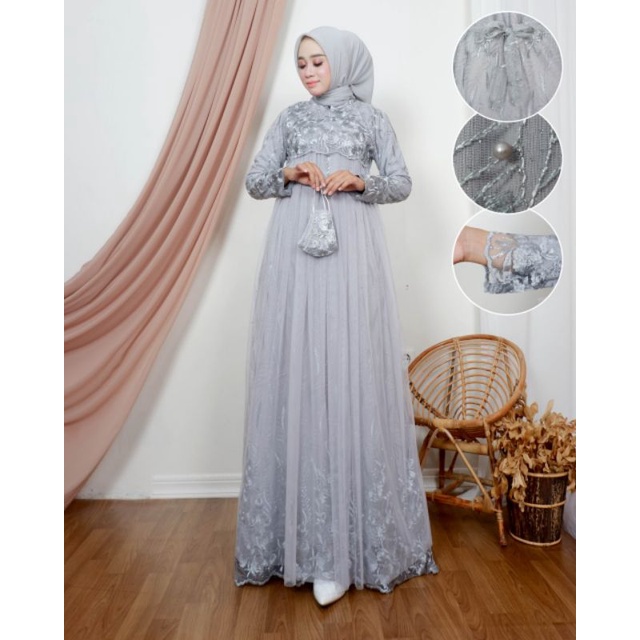 GAMIS SYAHEERA DRESS/GAMIS MODERN/GAMIS TERBARU &amp; TERLARIS