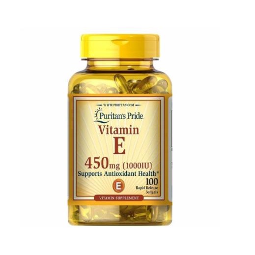 Puritan'S Pride Vitamin E 450 Mg 1000 Iu 100 Butir 6Y3Khdknfb