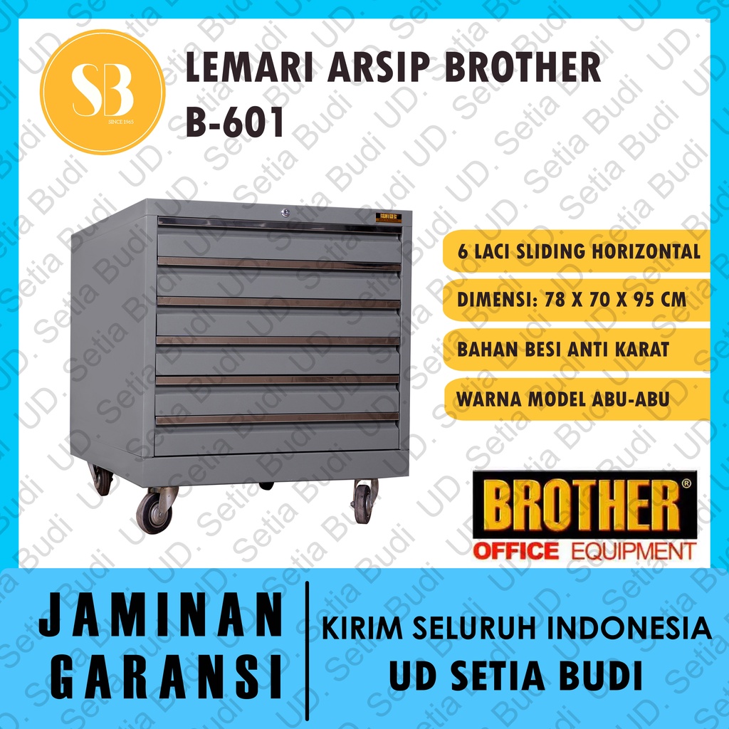 Filing Cabinet Lemari Arsip Brother B-601