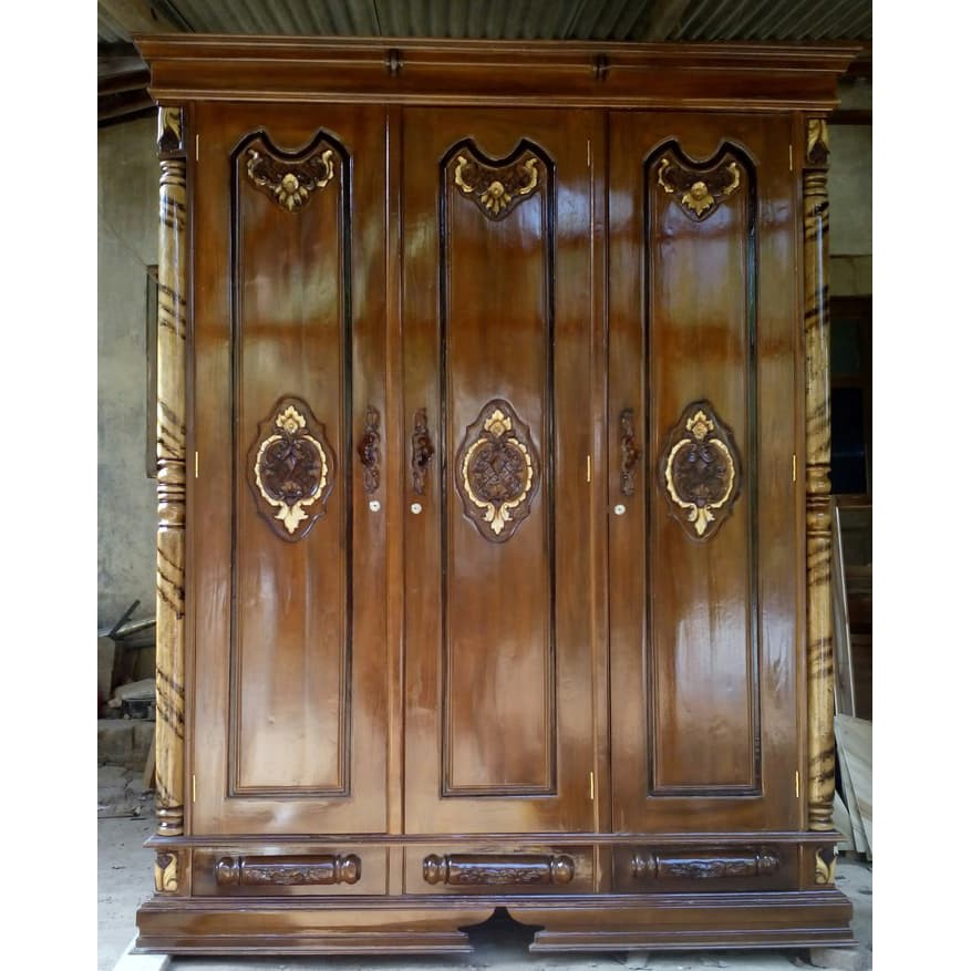 lemari jati jepara lemari pakaian jati lemari jati minimalis