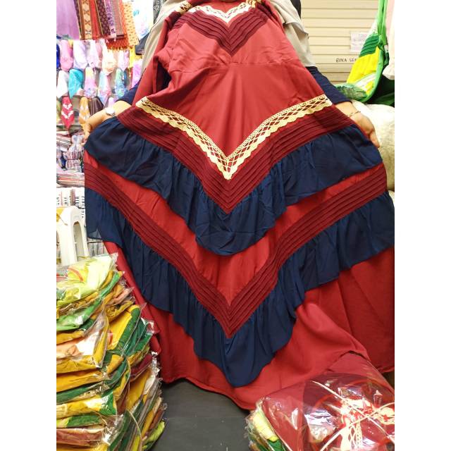 Gamis renda mix cerity by kinaro